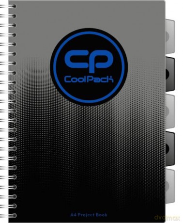 Kołozeszyt A4 100k Gradient grey szary 03081 CoolPack