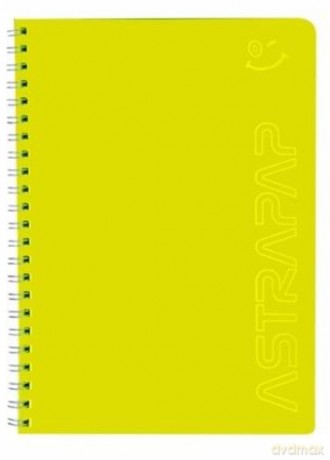 Kołozeszyt A4 100k kratkaPAP FLUO