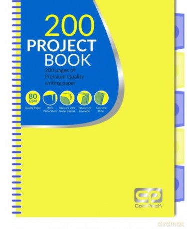 Kołozeszyt A4 100k PP Neon żółty CoolPack 52047