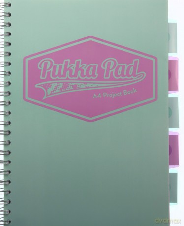 Kołozeszyt A4 kratka Project Book Pastel morski
