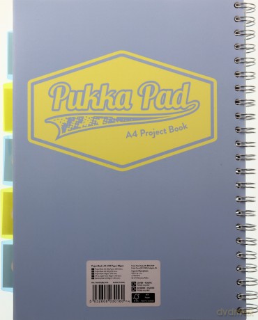 Kołozeszyt A4 kratka Project Book Pastel niebieski
