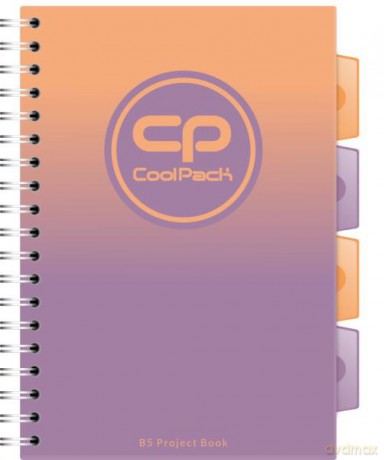 Kołozeszyt B5 100k Gradient berry 04767 CoolPack