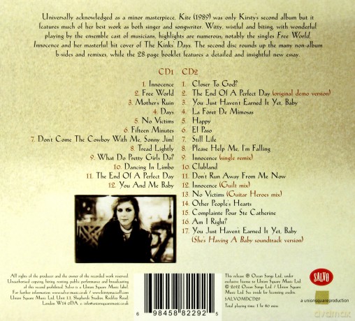 Kirsty Maccoll: Kite (digipack) [2CD]