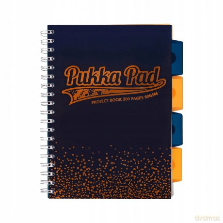 Kołozeszyt B5 kratka Project Book blush navy