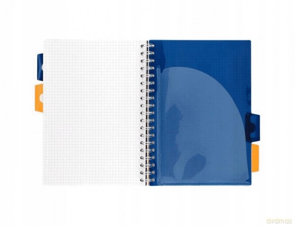 Kołozeszyt B5 kratka Project Book blush navy