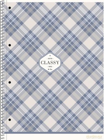 Kołozeszyt Student book A4 80k linia kremowy papier 70g, okładka 210g 104020007