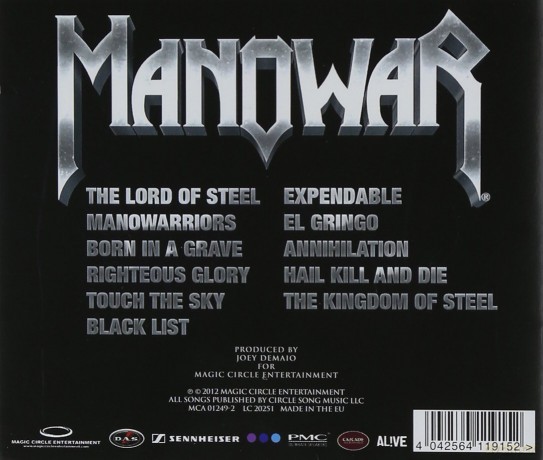 Manowar: The Lord Of Steel [CD]