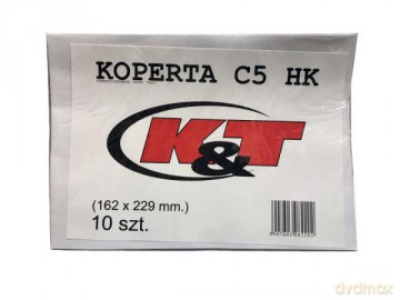 Koperta C5 HK biała /10 folia