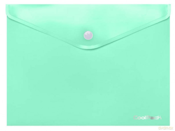 Koperta na dokumenty A4 na zatrzask pastel miętowa 81230 CoolPack