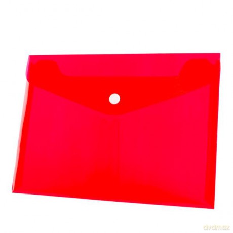 Koperta PP na zatrzask A5 czerwona