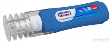 Korektor w piórze DONAU metalowa końcówka 12ml