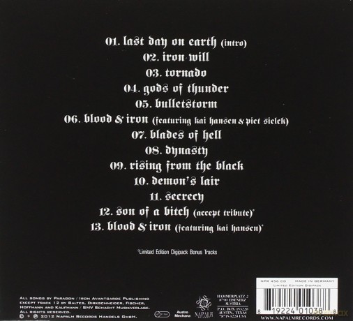 Paragon: Force Of Destruction Limited Edition (digipack) [CD]