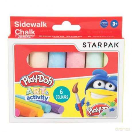 Kreda chodnikowa 6 kolorów Play-Doh