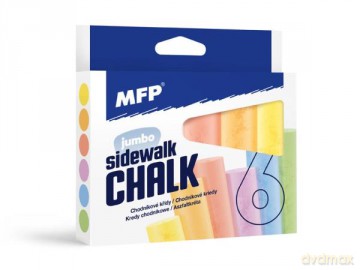 Kreda chodnikowa owalna MFP 6 kolorów