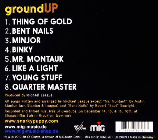 Snarky Puppy: Ground Up (digipack) [CD]+[DVD]