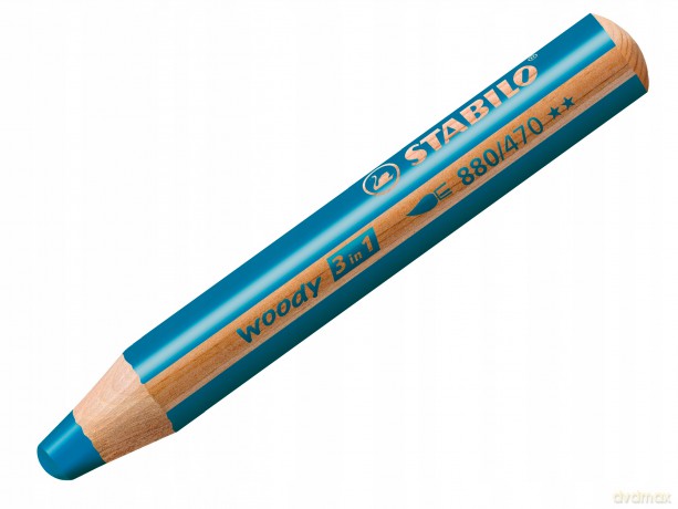 Kredka drewniana STABILO woody 3 w 1 etui 10 szt. z temperówką ARTY 880/10-1-20