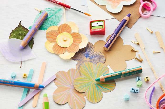 Kredka drewniana STABILO woody 3 w 1 pastelowa etui z temperówką 6 szt. 8806-3
