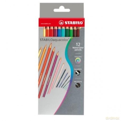 Kredki 12kol Aquacolor