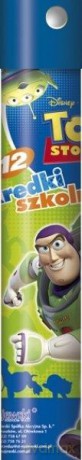 Kredki 12kol trójkątne w tubie Toy Story.