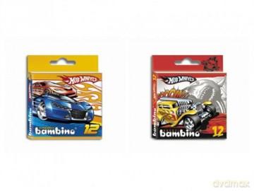 Kredki BAMBINO 12kol Hot Wheels