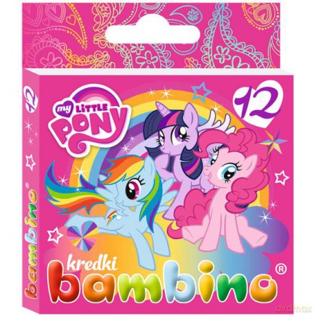Kredki Bambino 12kol My Little Pony.