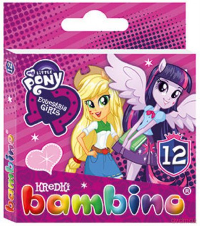 Kredki Bambino 12kol. Equestria Girl.