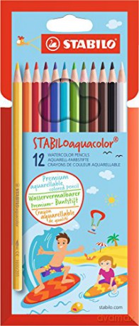 Kredki STABILO Aquacolor 12szt w etui 1612-6