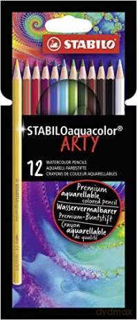 Kredki STABILO Aquacolor Arty 12szt w etui 1612-1-20