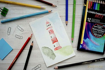 Kredki STABILO Aquacolor Arty 12szt w etui 1612-1-20