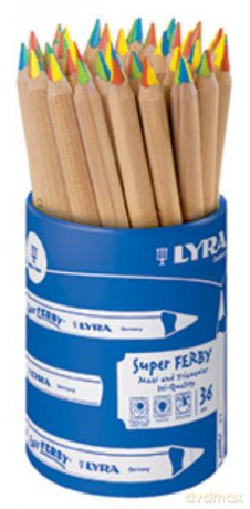 Kredki Superferby 4 kolorowe