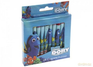Kredki świecowe 24 kol. - Gdzie jest Dory HERO