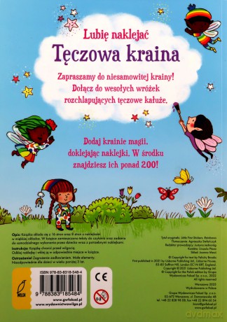 Książeczka Lubię naklejać. Tęczowa kraina