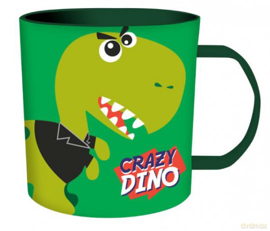 Kubek 340 ml materiał PP Crazy Dino KL10695
