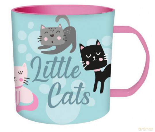 Kubek plastikowy 340 ml Kotki. Little Cats KL10733