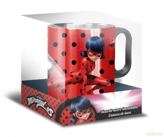 Kubek ze stali nierdzewnej Ladybug Miraculous LB17035 mix