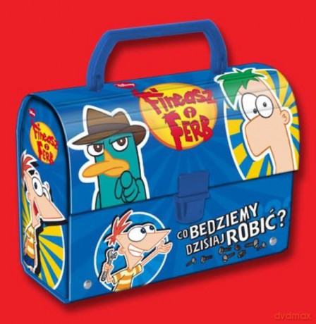 Kuferek oklejany Fineasz i Ferb.