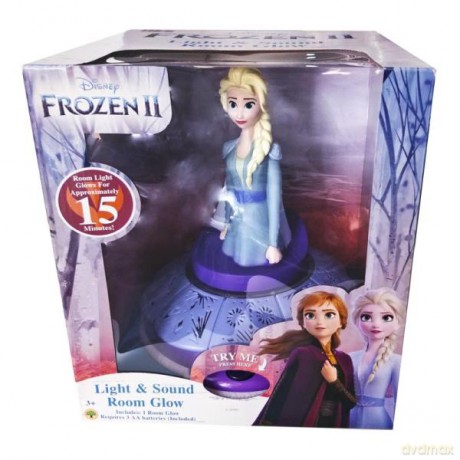 Lampka nocna 3D z efektami dźwiękowymi 29 cm Elsa Frozen. Kraina Lodu WD21984