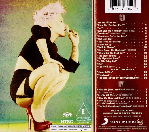 P!nk: The Truth About Love (Fan Edition) (ecopack) [CD]+[DVD]