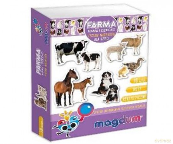 Magnesy Farma Mama i dzieci 18szt MV 6032-08