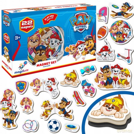 Magnesy Psi Patrol 22szt Fune Game ML4034-02