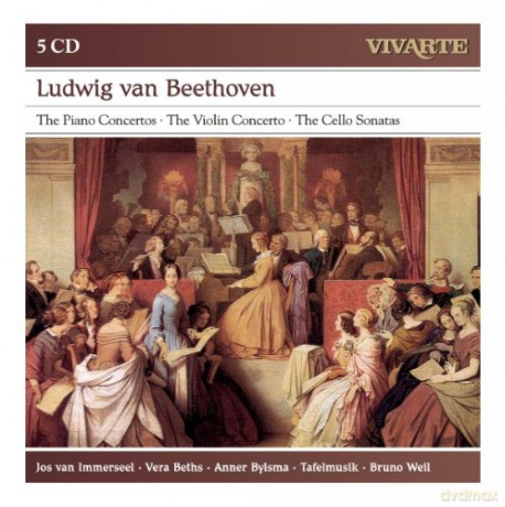 Beethoven: The Piano Concertos; The Violin Concerto; The Cello Sonatas [5CD]