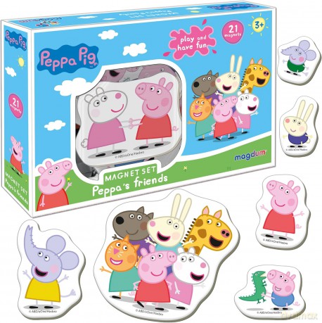 Magnesy Świnka Peppa Przyjaciele Peppy ME5030-02