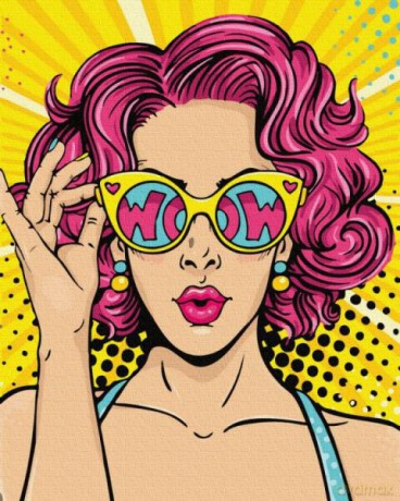 Malowanie po numerach. Pop-Art GX36220 40x50 cm