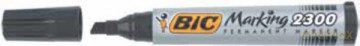 Marker BiC czarny ścięty