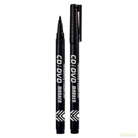 Marker CD/DVD OHP czarny KM111-V Tetis
