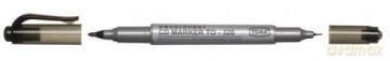 Marker do CD dwustronny czarny