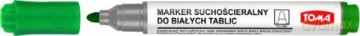Marker do tablic okragły zielony.