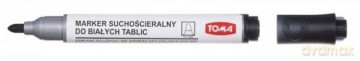 Marker do tablic okrągły czarny.