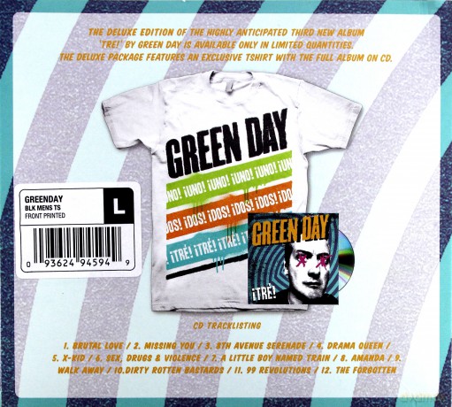 Green Day: Tre! + T-Shirt L [2CD]