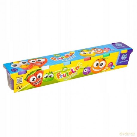 Masa plastyczna Frutolina Fun zestaw 100g. x 6 szt.